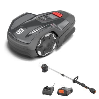 Husqvarna Automower Aspire R4 Robotic Mower & T28-P4A Grass Trimmer Kit